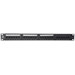 24-Port CAT6 Patch Panel (1U)